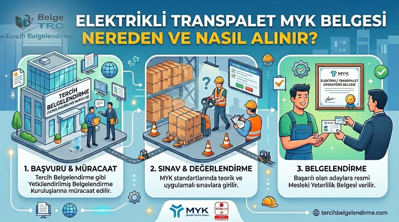 Elektrikli Transpalet MYK Belgesi Nereden Alınır?