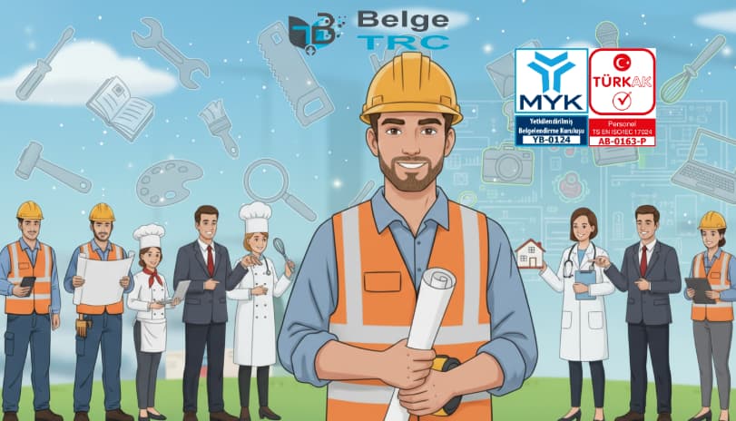 MYK belgesi nasıl alınır Yetkili kurum seçimi, online başvuru, sınav ücreti yatırma, teorik ve uygulamalı sınava girme, belge teslim alma süreci.